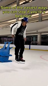 Learn to stop on ice and fall without getting hurt