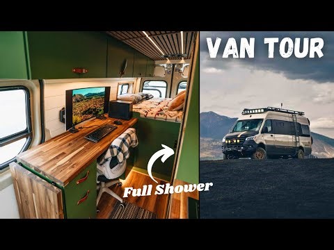 Digital Nomad DREAM Van Set Up