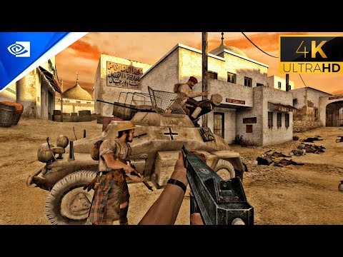 Tunisia Ambush 1943 – Armored Car Escape | [4K 60FPS PC] – Call of Duty 2 Gameplay