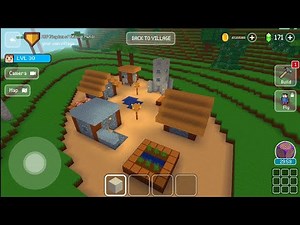 Building Minecraft Village in Block Craft 3D Building Simulator ||ME Blocks Pakistan 🇵🇰