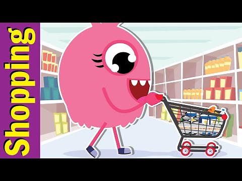 Shopping Song for Kids | Learn Food Names in English | Fun Kids English