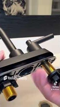 How to install a bathroom sink faucet