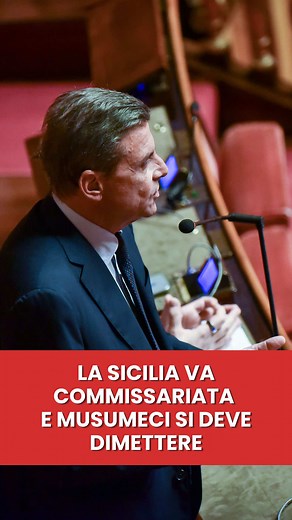 Sicilia in crisi: Musumeci si deve dimettere subito
