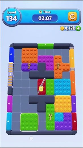 Color Block Jam 134 Solution Walkthrough