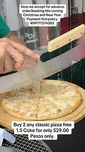 1.4K views · 23 reactions | Buy 2 any classic pizza free 1.5 Coke for only 529.00 Pesos only. | RHUBY MIRANDA | Facebook