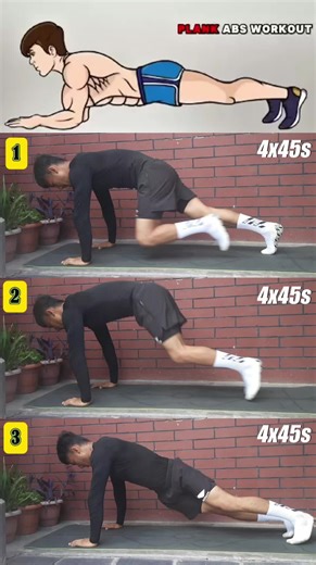 Plank Abs Workout 🔥 | Part-1💪 | Plank Exercise