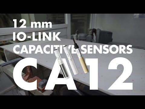 CA12..IO series: smart capacitive proximity sensor series with integrated IO-Link communication