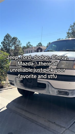 #chevy #dodge #ford #mazda #jeep let’s be real here. Unless it’s old, They suck.like pre 95 old at least