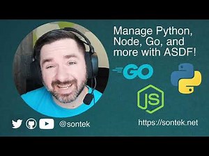 Use asdf to manage versions of Python, NodeJS, GoLang and more!