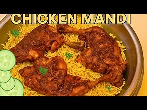 Chicken Mandi Recipe | Arabic Style Rice & Chicken | Easy Mandi at Home