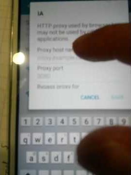 Configurar proxy en teléfono android