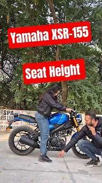 Yamaha XSR 155 Seat Height Test #yamahaxsr155 #xsr155