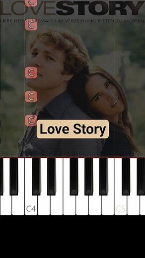 Love Story - Andy Williams | EASY Piano Tutorial #piano #pianotutorial #pianocover #easypiano