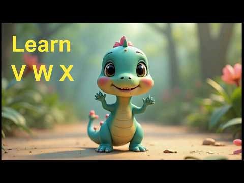 V‑W‑X Alphabet Song for Kids | Fun ABC Learning for Toddlers
