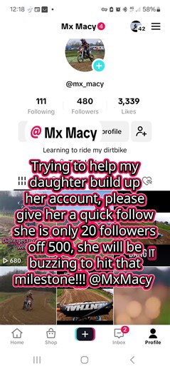 Trying the help grow my daughters mx account, please do me a favour and drop her a follow, it woukd mean the world to her to hit 500 followers ❤️ #fyppppppppppppppppppppppp #blowthisupforme #fun #fyp #viralvideo #video #viral #dad #daddy #daughter #family #grow #acount #formydaughter