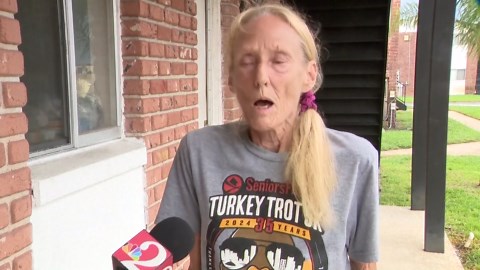 Caught on video: Florida woman bites Pitbull attacking her dog