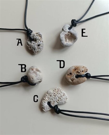 Hag Stone Necklace - Witch Stone - Holey Stone - Vegan Necklace - Pagan Stone - Beach Found - Etsy