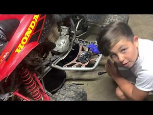 Honda 400ex oil change