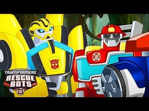 The Rescue Bots Meet Bumblebee! | Transformers: Rescue Bots | Cartoons for Kids | Junior