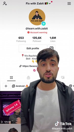 How to remove tiktok account warning ? #tiktok #account #warning #fixwithzabit #zabitkochai #learnwithzabit