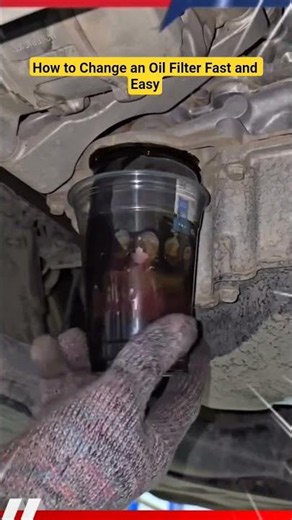 How to Change an Oil Filter Fast and Easy #mechanic #shorts