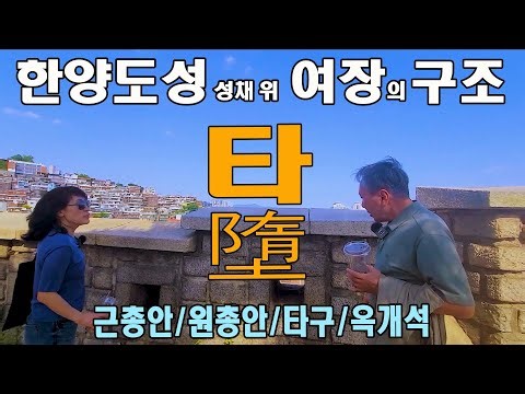한양도성 성곽구조 이해 – 근총안·원총안·타구·여장 – 이게 다 한양도성 구조라고요?