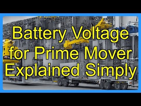 Battery Voltage for Prime Mover Explained Simply