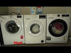 Wash Race - Hoover H-wash vs. Logik vs. Zanussi Flextime / anti allergy