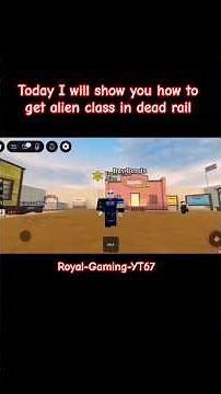new update secret alien class in dead rails #new #latest #roblox #deadrails #newupdates #edit