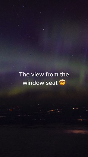 I flew from Australia to Europe to see the northern lights. And then on the plane over Sweden, this happened 🤯 TIP: If you’re flying in Europe, sit on the northern side window. You might score this 🙌 #aurora #travel #travelbucketlist #northernlights #sweden #flying #travel #traveltiktok