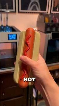 Delores handle stress like a champ ￼￼🫱🏻‍🫲🏼 #delores #hotdog #3dprinting