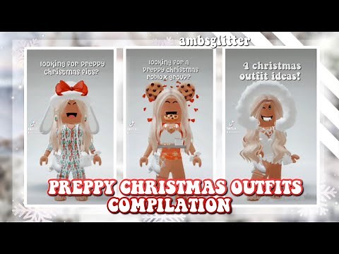 Preppy Christmas Roblox Outfits Compilation • ambsglitter