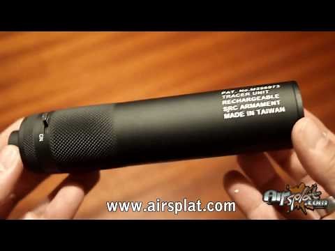 SRC Rechargeable Airsoft Tracer Unit for Glow in the Dark Airsoft BBs