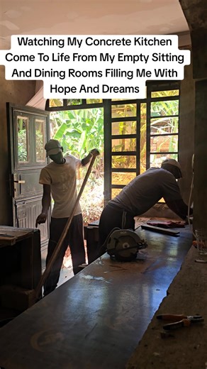 Building My Dream Concrete Kitchen: A Journey of Hope