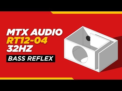 MTX Audio RT12-04 12 Inch 32hz Box Design | LOW AND DEEP BASS