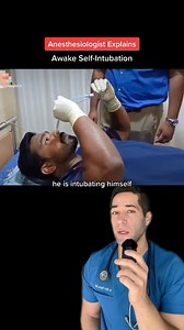 Normally done under anesthesia #intubation #medical #anesthesia #demonstration | Doctor Myro