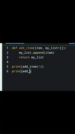 Python Default Argument Trap 😱 | Code With Rtech #shorts #python #codewithrtech #codingshorts