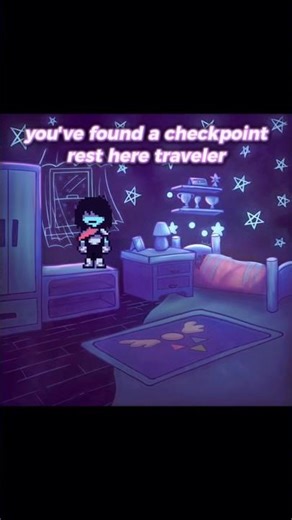 Deltarune Checkpoint 🎶 #deltarune #relax #rain