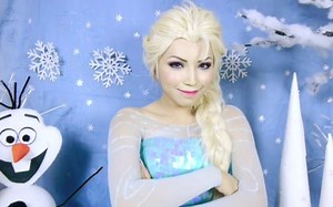 冰雪奇缘的elsa为什么会这么红，因为好看啊 @唯美美妆 dope211