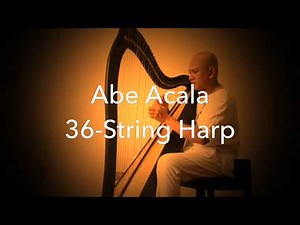 Abe Acala 36 String Harp Demo (fully levered)