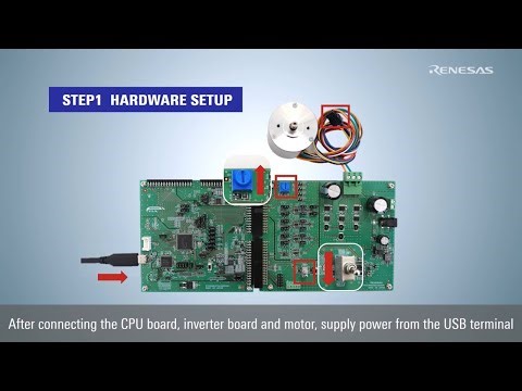 Setup Procedure of Flexible Motor Control Kit for RA6T2 (MCK-RA6T2)