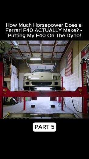 Ferrari F40 Dyno Testing: True Horsepower Revealed