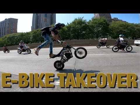 FIRST E-BIKE GROUP RIDE IN NYC PUT TOGETHER BY VOROMOTORS ROADRUNNER BOYS