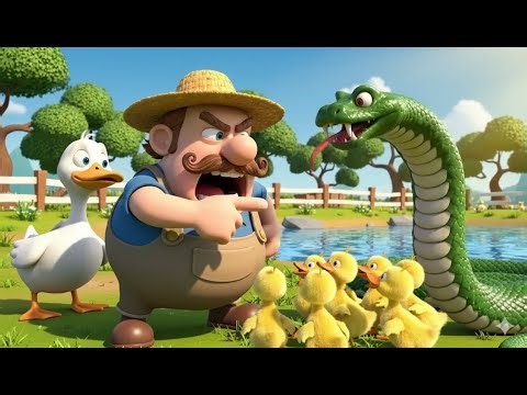 Old MacDonald Farm Adventure | Learn Animal Names & Sounds | 3D Educational Cartoon for Kids