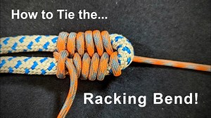 How to tie a racking bend step by step