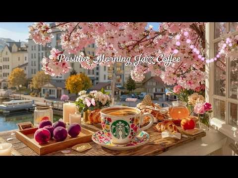 【𝟯月 𝗯𝗴𝗺 広告なし】桜窓辺で楽しむスターバックスジャズ🌺春の朝カフェ時間・リラックスと作業に最適な癒し - 都市の小さな運河沿いの流れを眺める - 𝗿𝗲𝗹𝗮𝘅𝗶𝗻𝗴 𝗷𝗮𝘇𝘇 𝘀𝘁𝗮𝗿𝗯𝘂𝗰𝗸𝘀