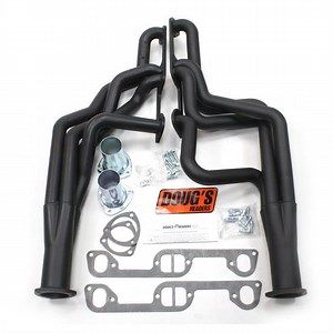 Doug's Headers D521-B Full Length Header 1-3/4 In, 65-68 Catalina, Blk