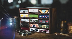 Wooden Playing Cards Cabinet
