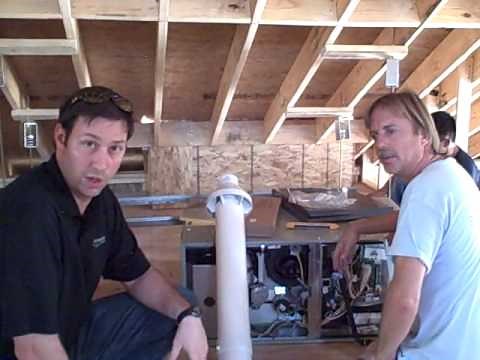 95% Efficient Gas Furnace & Venting for a Sealed Foamed Attic