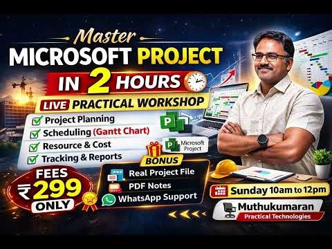 #Microsoft Project Full Course in 2 Hours | Free Workshop for Engineers | #MS Project Tutorial